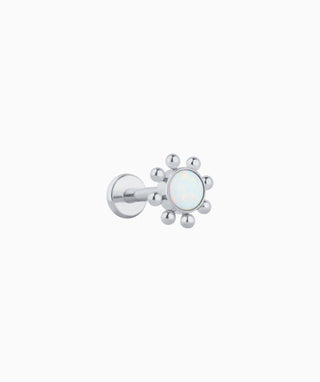 Opal Sun Flatback Stud - OumoJewelry