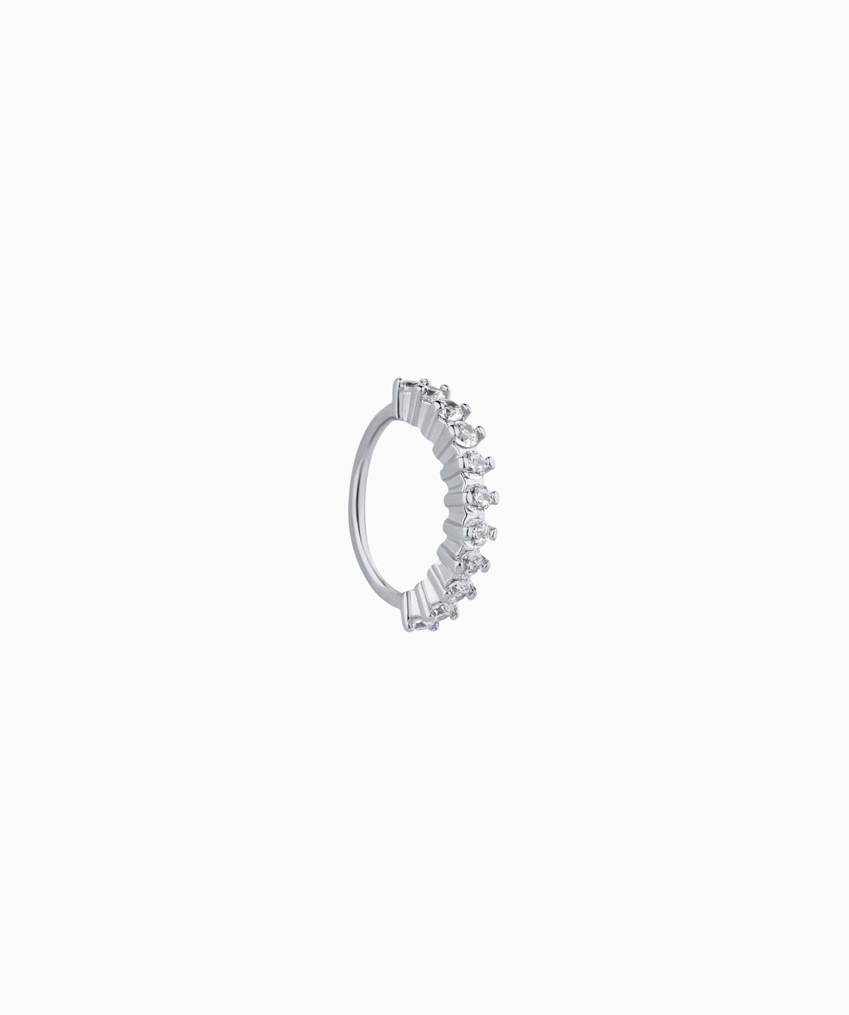 Exquisite Gemstone Seamless Ring - Brass - Septum - Oumo Jewelry