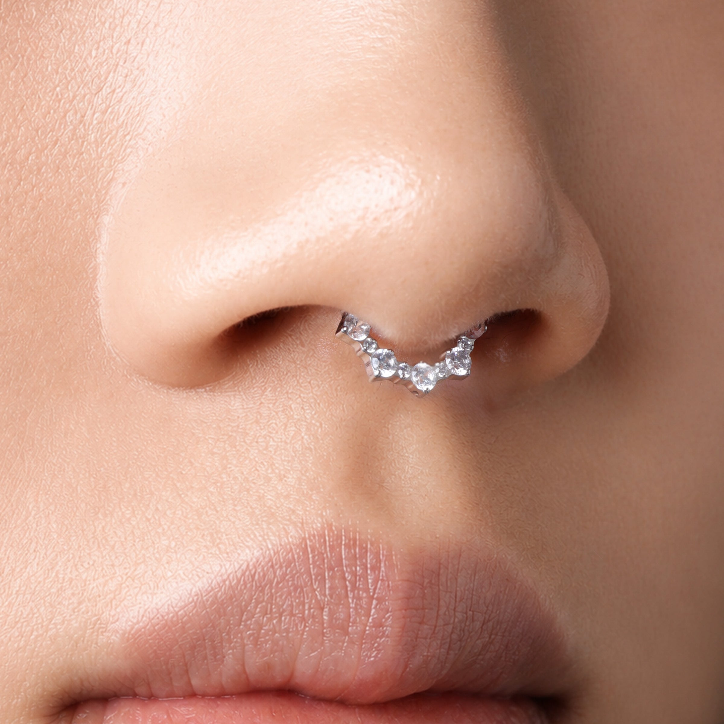 Titanium Lyria Clicker Hoop
