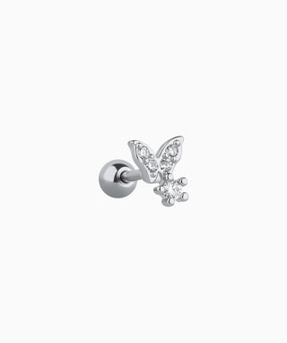 Shiny Butterfly Stud - OumoJewelry