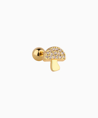 Fresh Mushroom Stud - OumoJewelry