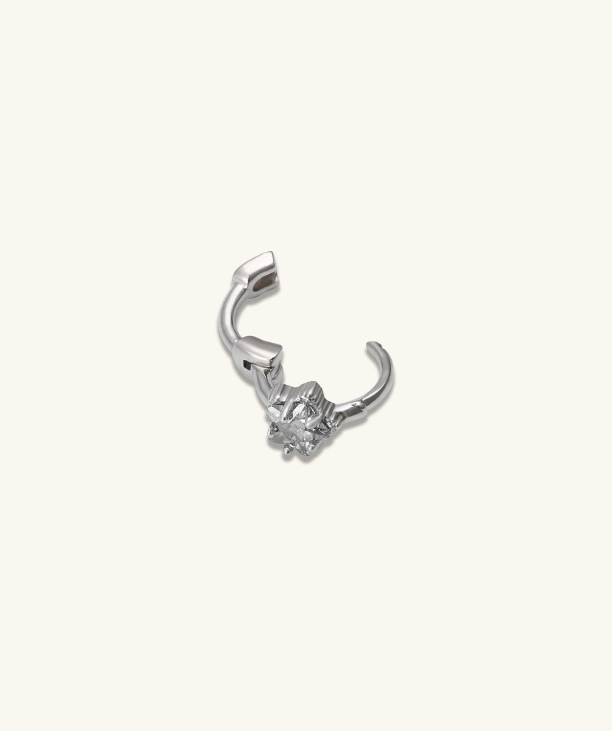Charming Star Helix Hoop - Brass - Upper Lobe, Helix - Oumo Jewelry