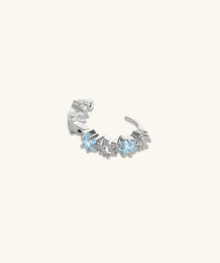 Star Gem Hoop - OumoJewelry