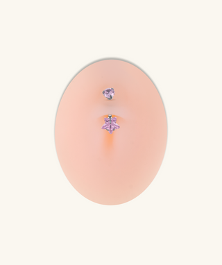 Titanium Star Belly Ring - OumoJewelry