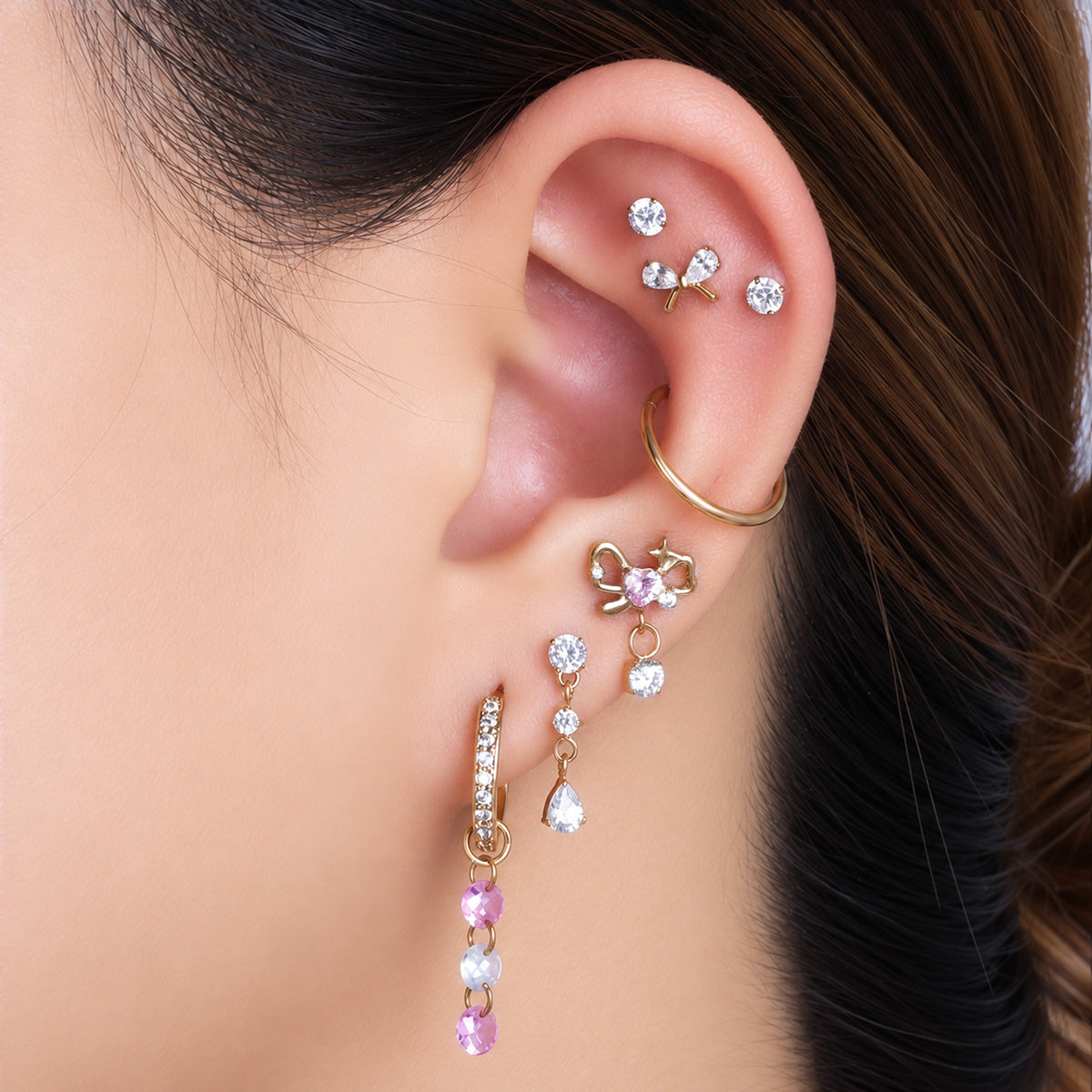 Titanium Clea Stud
