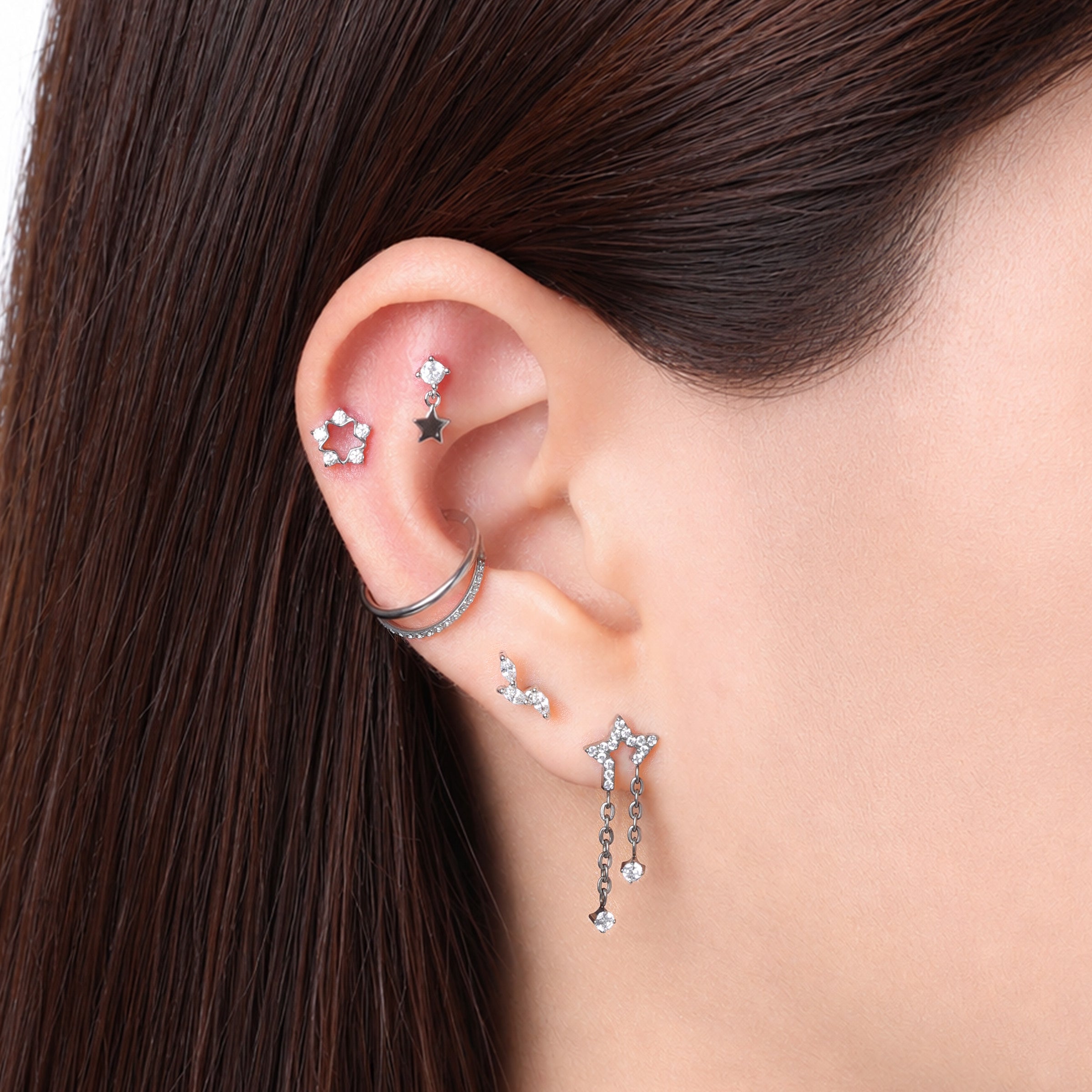 Titanium Evren Stud