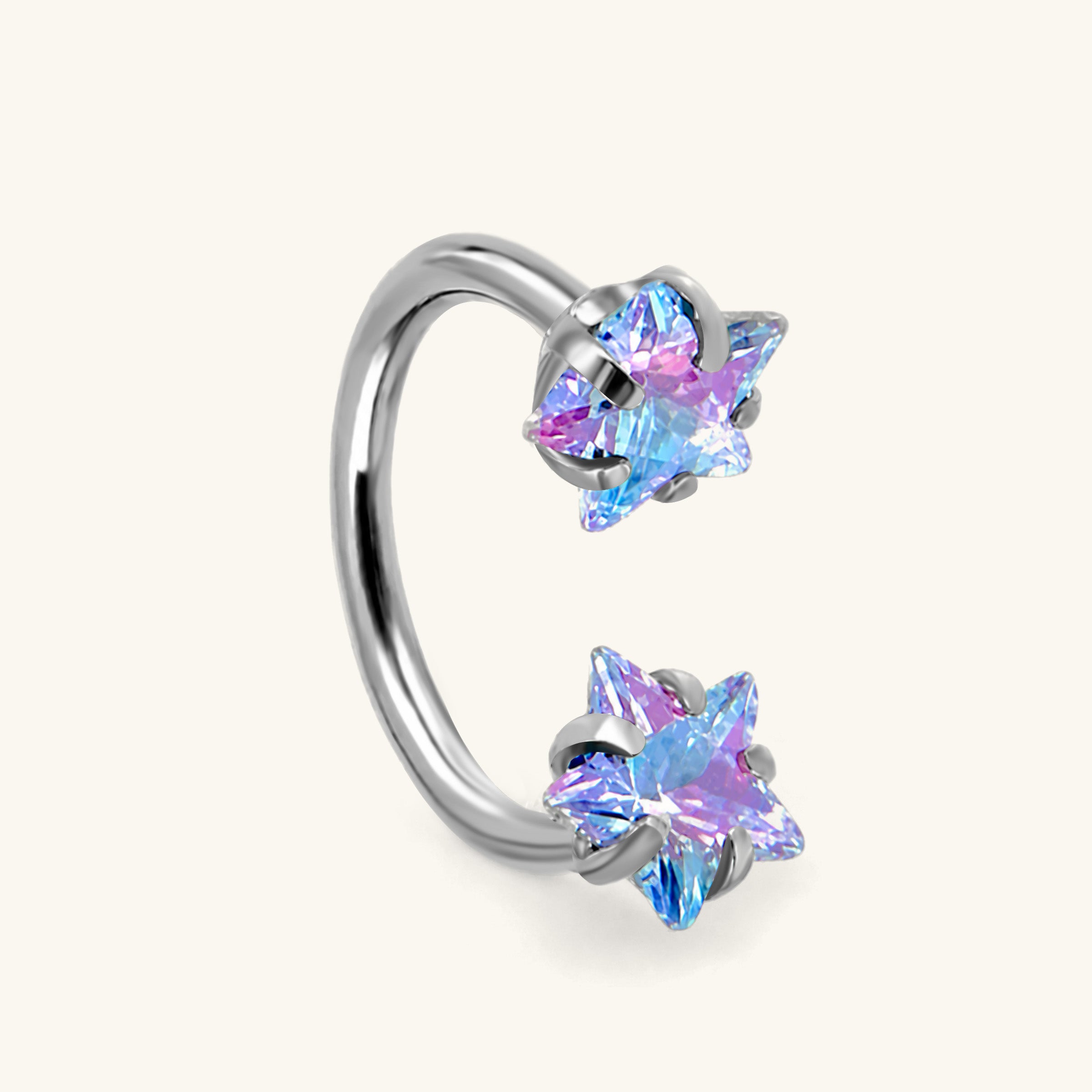 Titanium Zora Horseshoe Ring