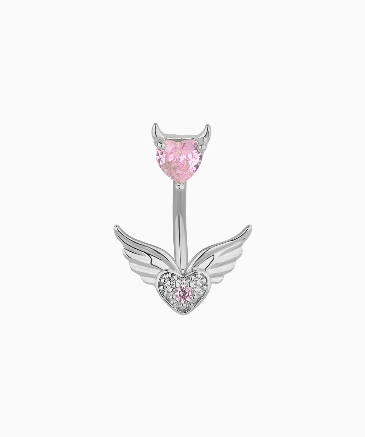 Devil Love Belly Ring - Stainless Steel - Oumo Jewelry