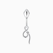 Double Snake Belly Ring - Stainless Steel - Navel - Oumo Jewelry
