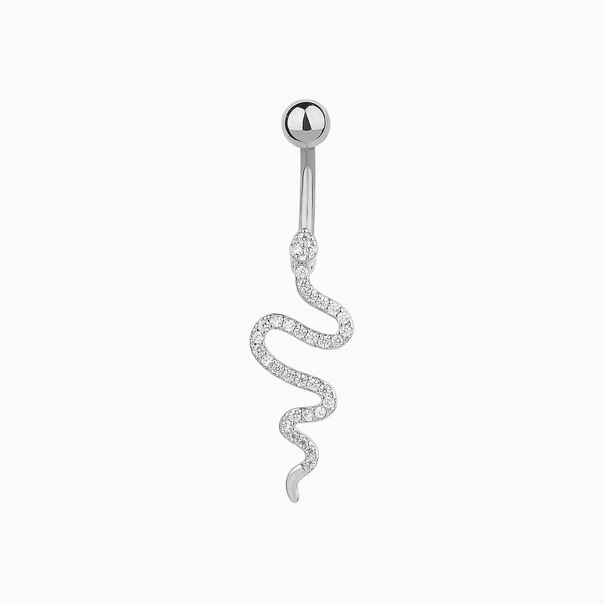 Liberty Snake Belly Ring - Stainless Steel - Navel - Oumo Jewelry