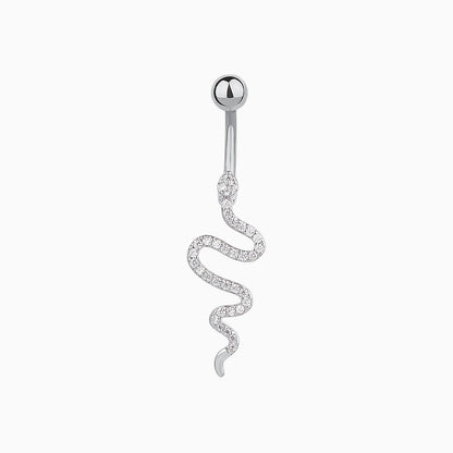 Liberty Snake Belly Ring - OhmoJewelry