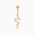 Liberty Snake Belly Ring - OhmoJewelry