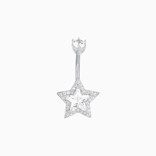 Dazzling Star Belly Ring - OhmoJewelry