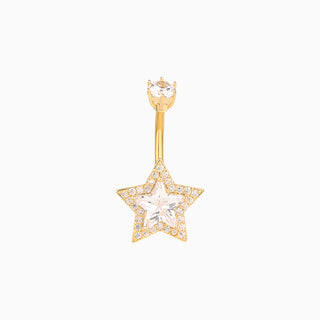 Dazzling Star Belly Ring - OhmoJewelry
