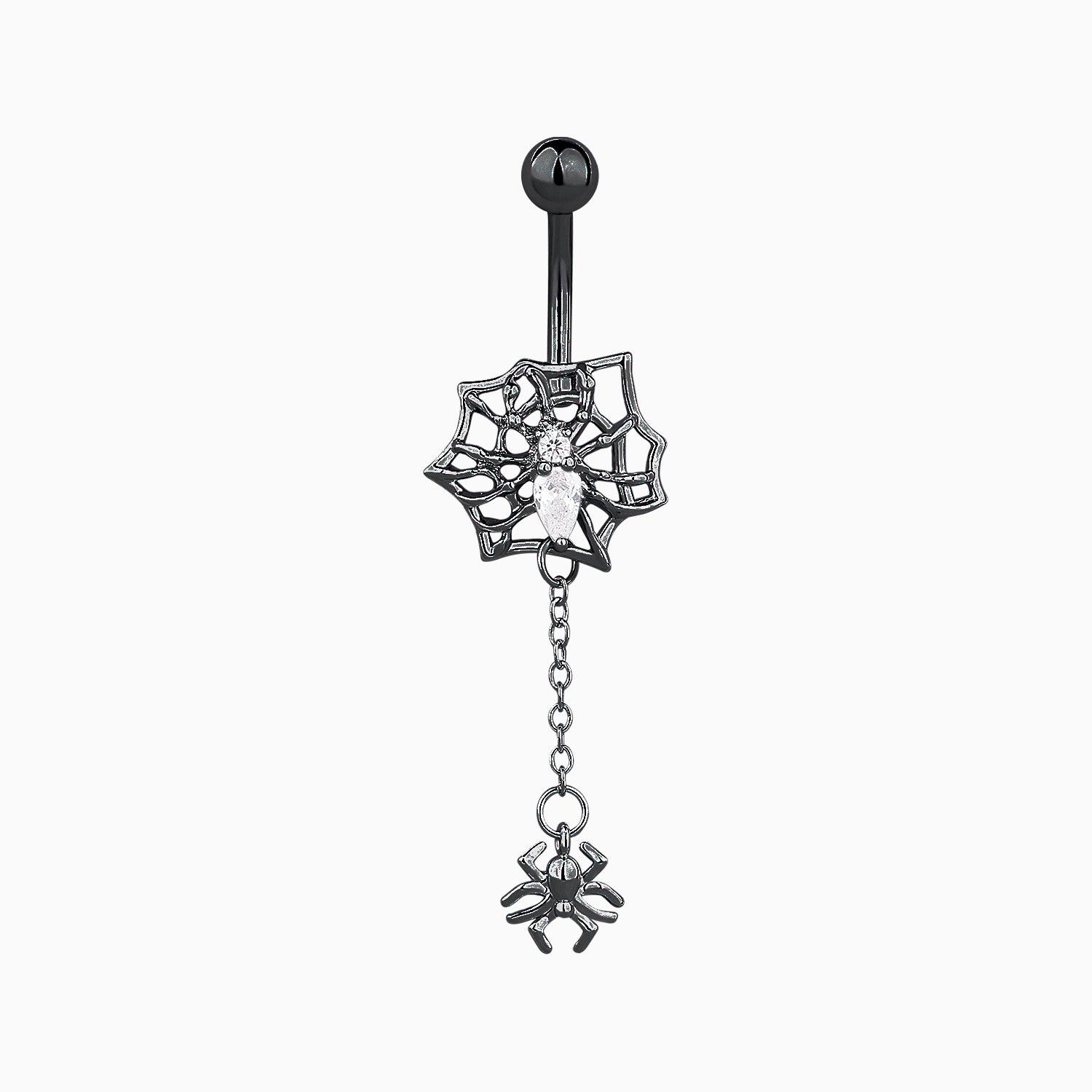 Cool Spider Belly Ring - OhmoJewelry