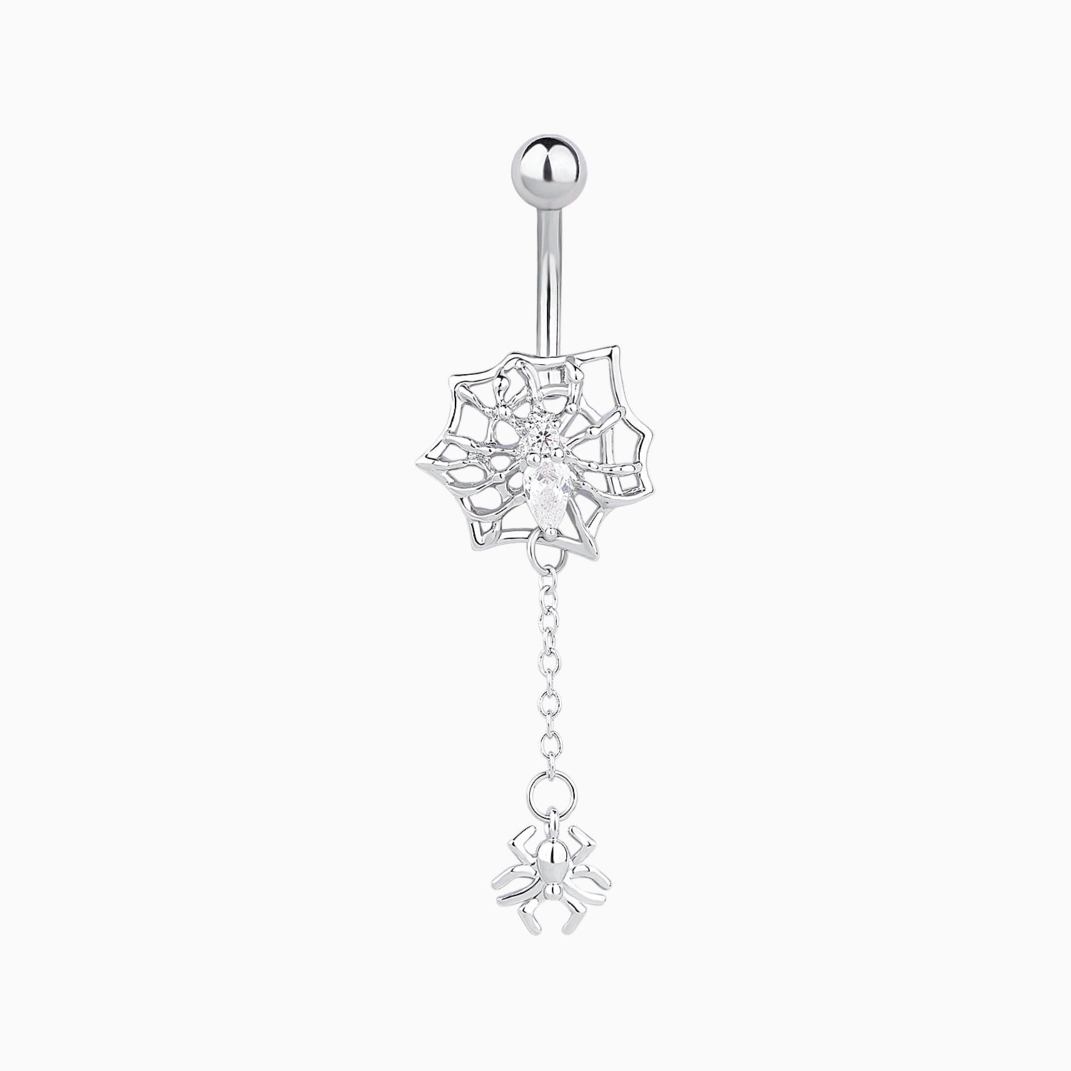 Cool Spider Belly Ring - OhmoJewelry