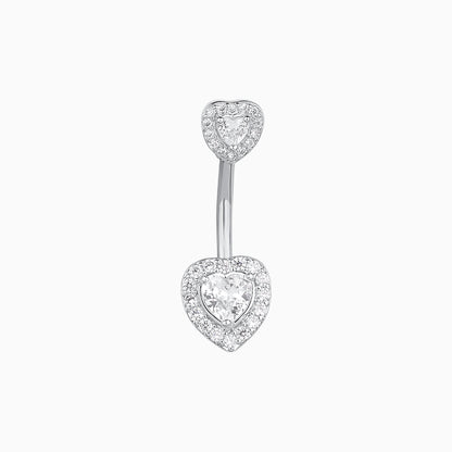 Luxury Heart Belly Ring - OhmoJewelry