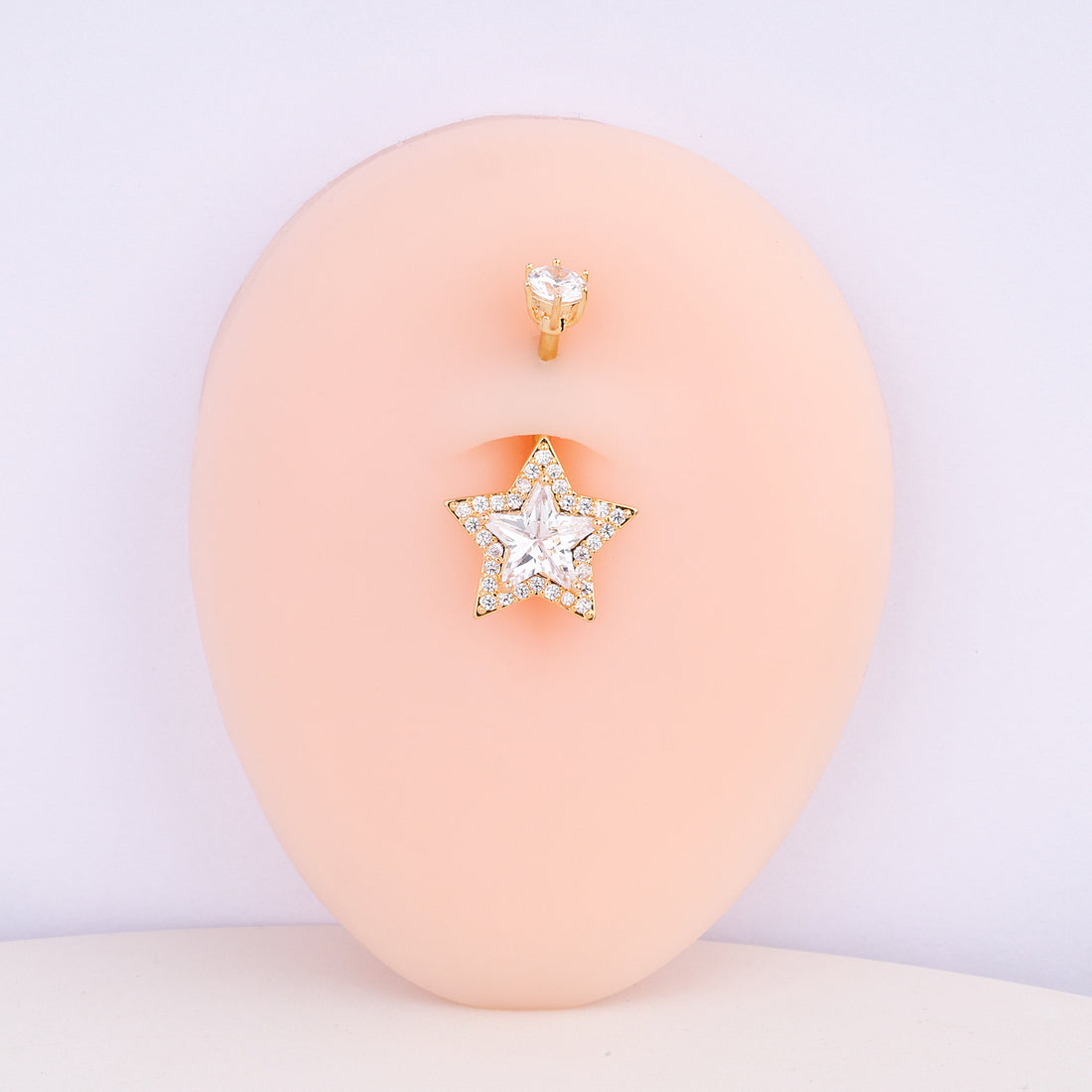 Dazzling Star Belly Ring - OhmoJewelry