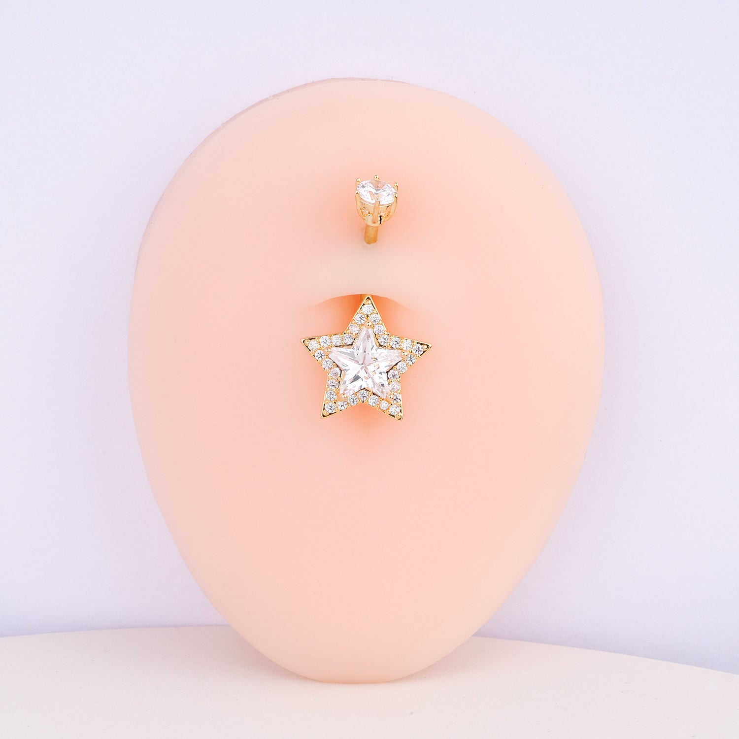 Dazzling Star Belly Ring - OhmoJewelry