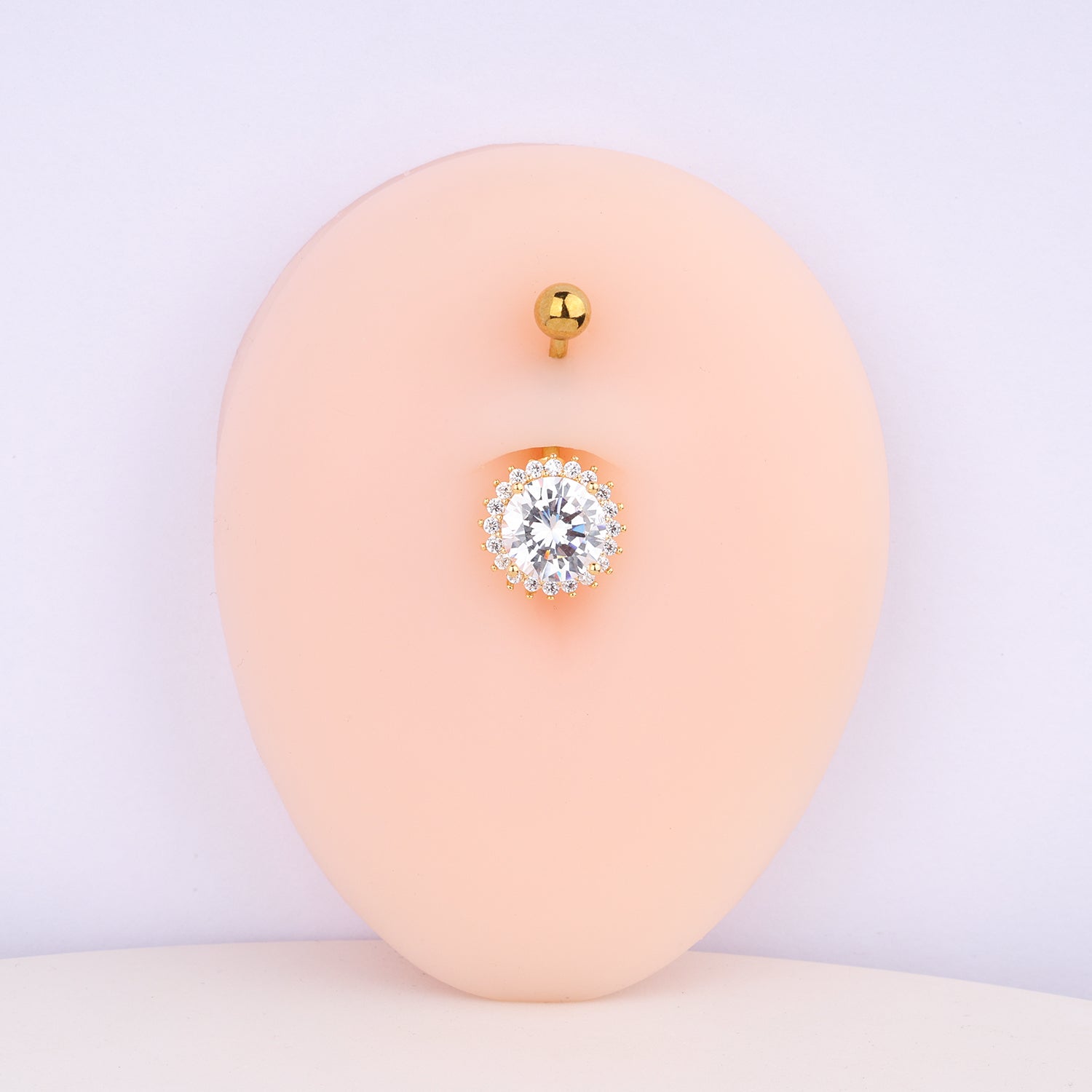 Luxury Flower Belly Ring - OhmoJewelry