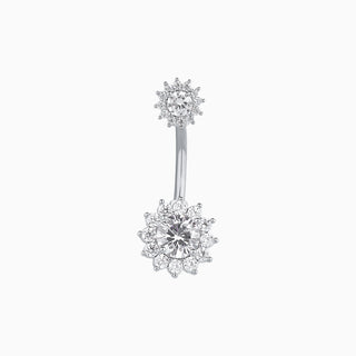 Dazzling Sun Flower Belly Ring - OhmoJewelry