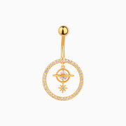 Universe Belly Ring - Stainless Steel - Navel - Oumo Jewelry