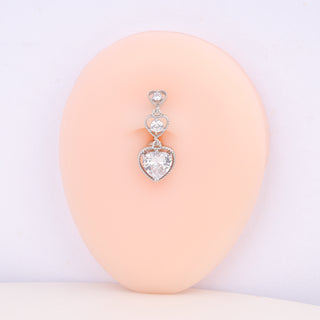 Full Of Love Belly Ring - OhmoJewelry