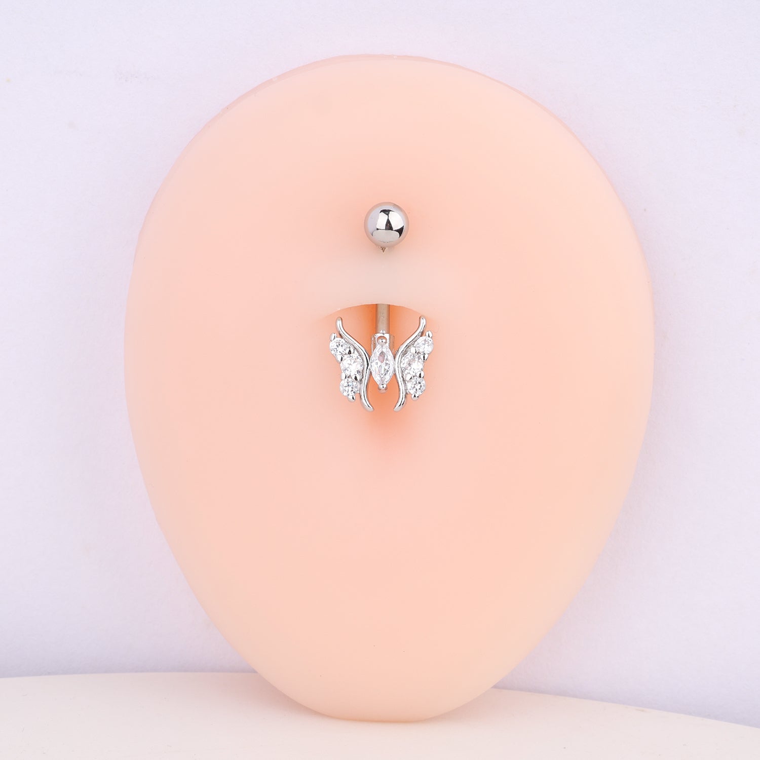 Playful Butterfly Belly Ring - OhmoJewelry