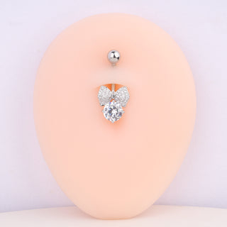 Sweet Bow Belly Ring - OhmoJewelry