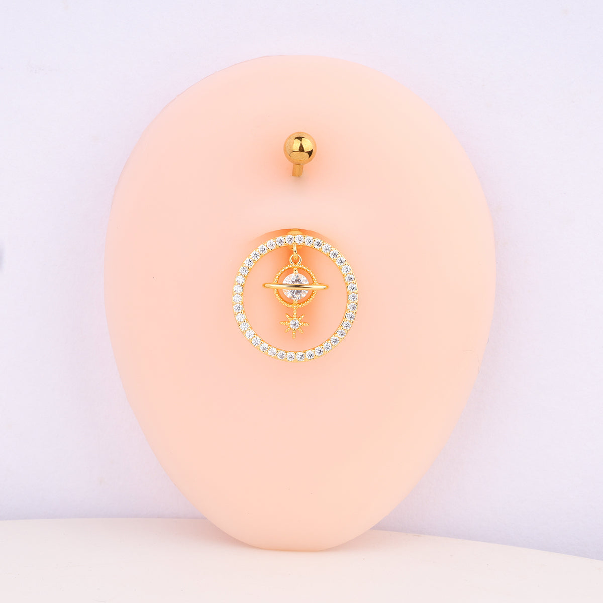 Universe Belly Ring - Stainless Steel - Navel - Oumo Jewelry