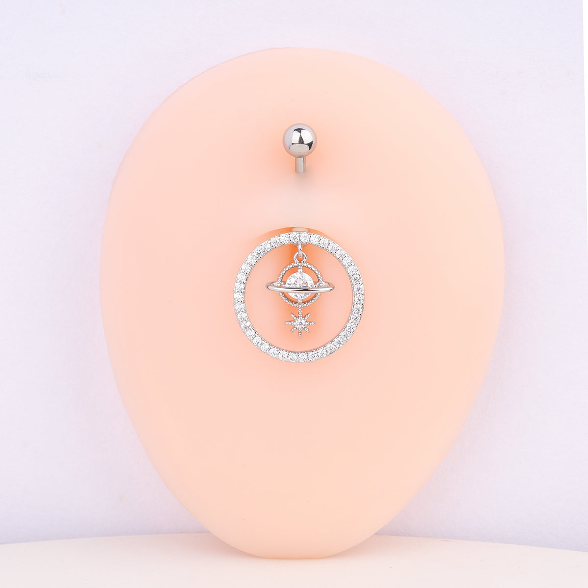 Universe Belly Ring - Stainless Steel - Navel - Oumo Jewelry
