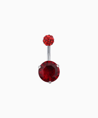 Charm Gemstone Belly Ring - OumoJewelry