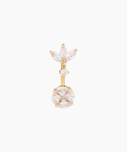 Exquisite Marquise Belly Ring