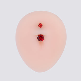 Charm Gemstone Belly Ring - OumoJewelry
