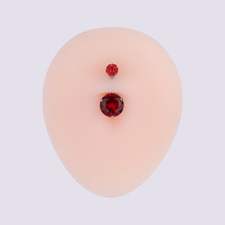 Charm Gemstone Belly Ring - OumoJewelry