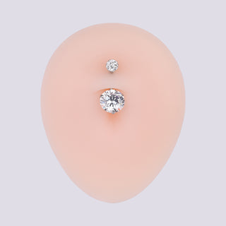 Charm Gemstone Belly Ring - OumoJewelry
