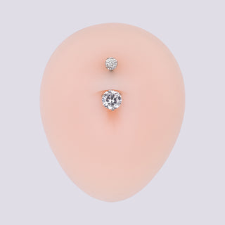 Charm Gemstone Belly Ring - OumoJewelry