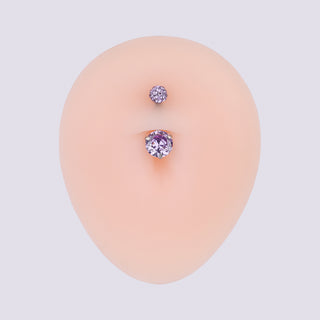 Charm Gemstone Belly Ring - OumoJewelry