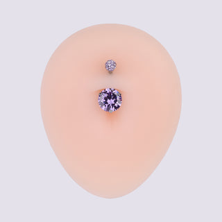 Charm Gemstone Belly Ring - OumoJewelry