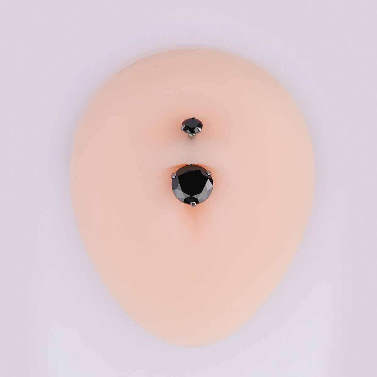 Cool Black Belly Ring - Stainless Steel - Navel - Oumo Jewelry