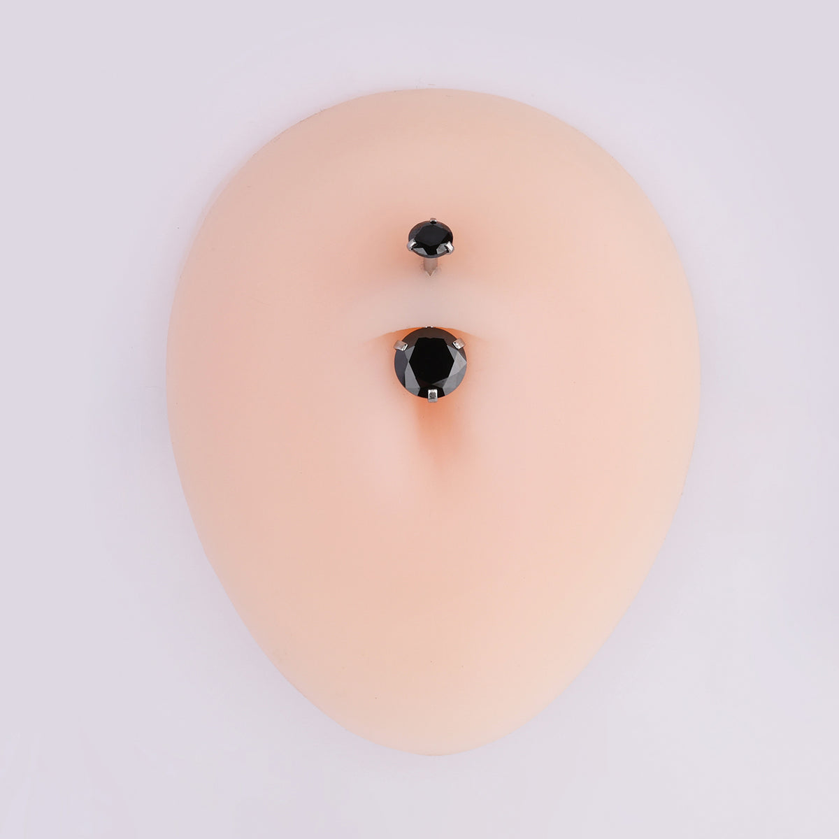 Cool Black Belly Ring - Stainless Steel - Navel - Oumo Jewelry