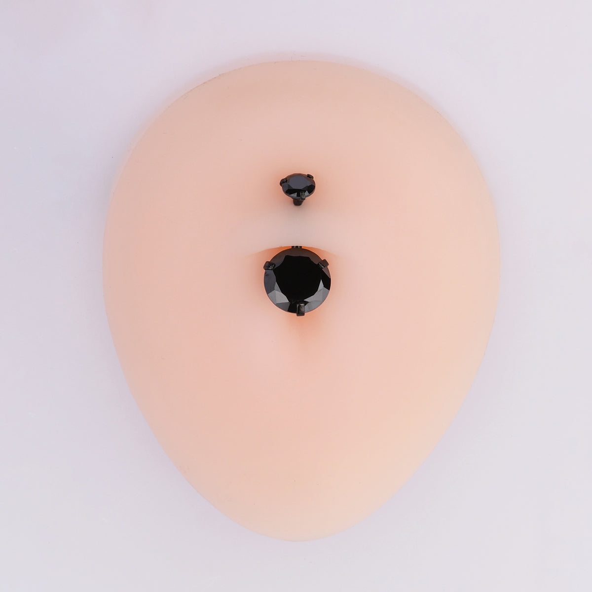 Cool Black Belly Ring - Stainless Steel - Navel - Oumo Jewelry