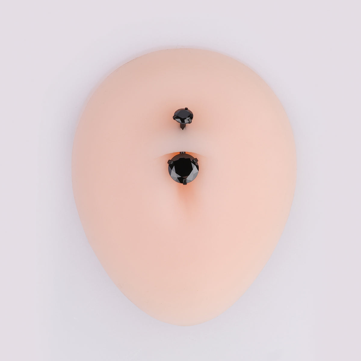 Cool Black Belly Ring - Stainless Steel - Navel - Oumo Jewelry