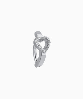 Hollow Heart Belly Clicker - OumoJewelry