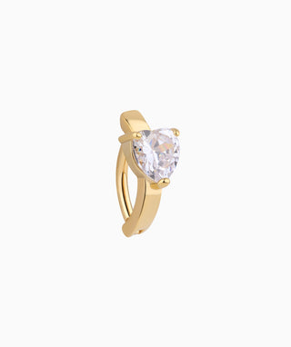 Shiny Heart Belly Clicker - OumoJewelry