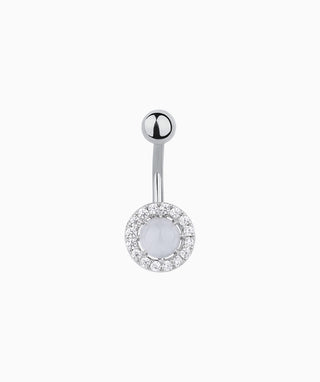 Sweet Opal Belly Ring - OumoJewelry