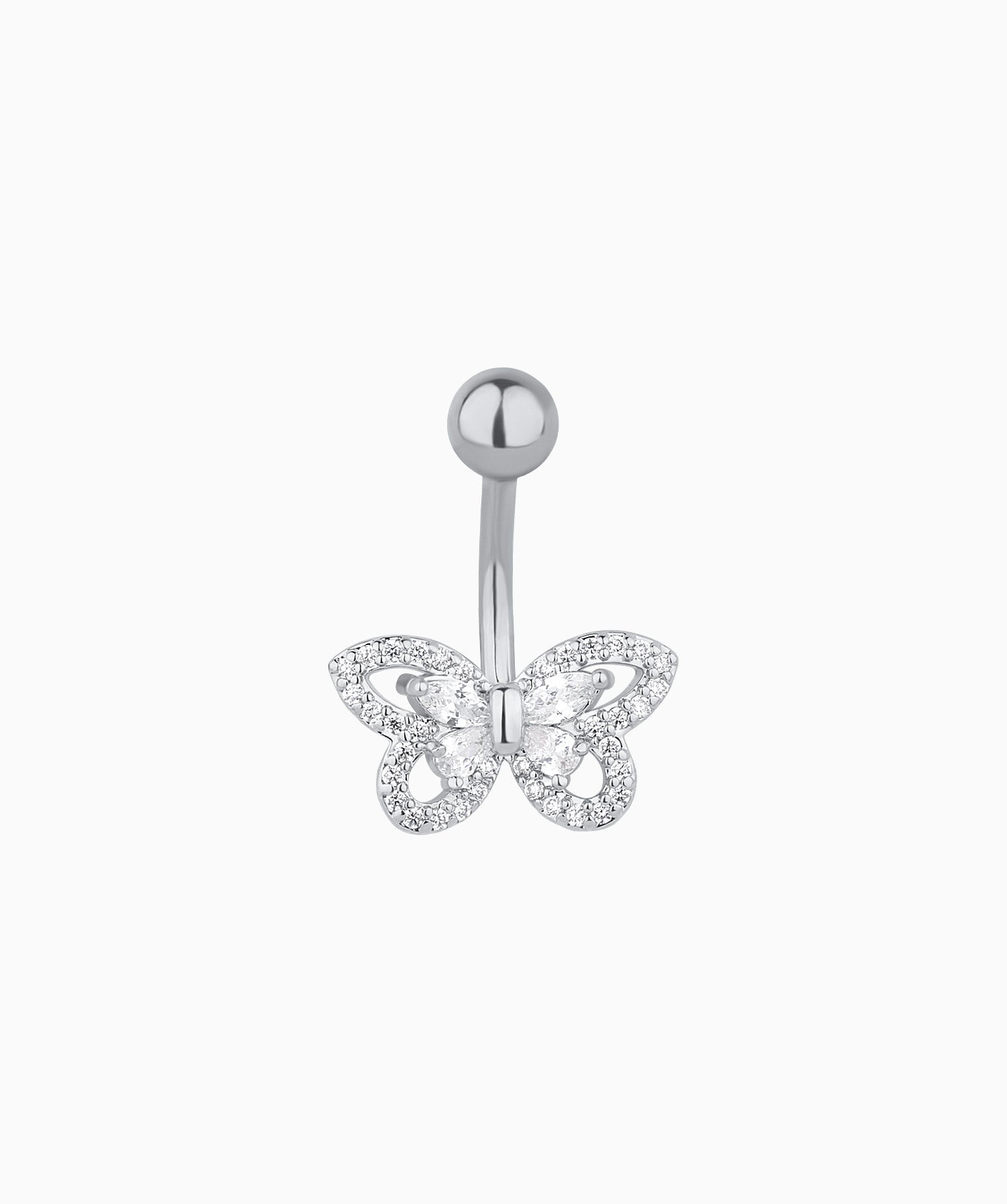 Exquisite Butterfly Belly Ring