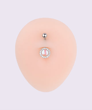 Sweet Opal Belly Ring - OumoJewelry