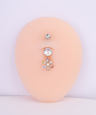 Colorful Snowflake Belly Ring - OumoJewelry