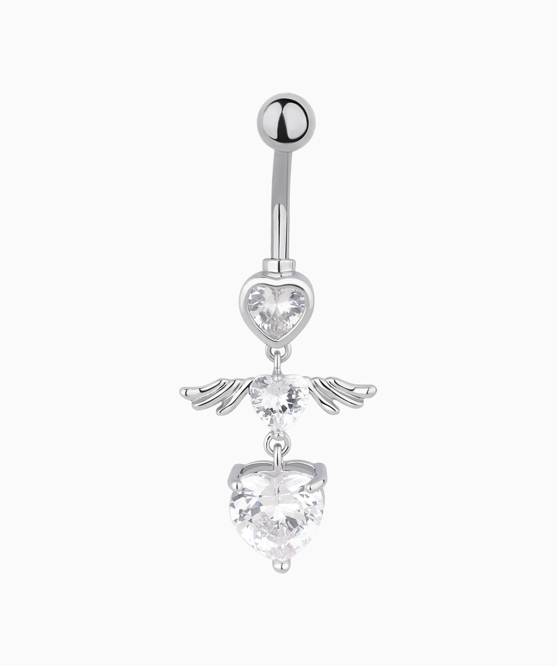 Heart Wings Belly Ring